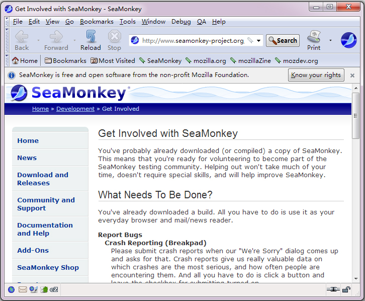 Mozilla SeaMonkey