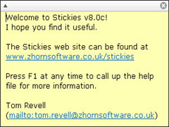 Stickies英文安装版(桌面便利贴软件) V9.0.5.0