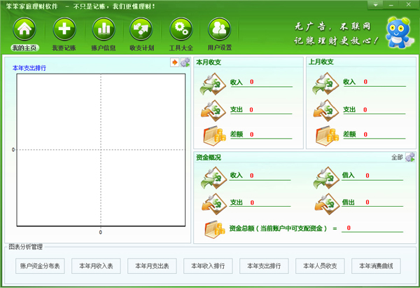 笨笨家庭理财软件