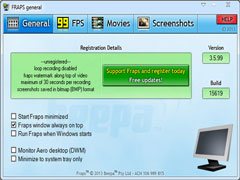 Fraps英文安装版 V3.5.99.15623