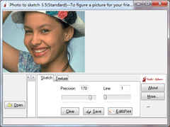 Photo to Sketch绿色英文版(照片转换成速写) V51.50.0.0