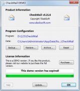 CheckMail英文安装版(邮件检查软件) V5.21.6