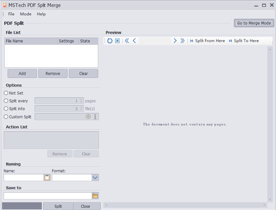 MSTech PDF Split Merge中文破解版 V1.1.1