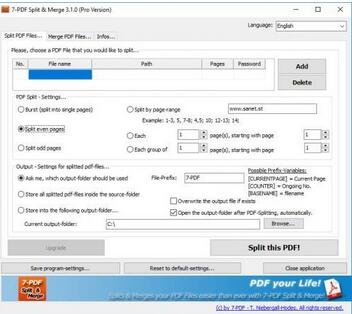 7-PDF Split and Merge破解版 V2.9.1.164