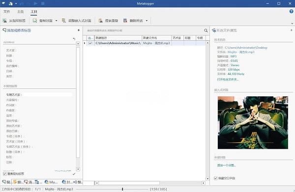 Metatogger注册破解版(音频文件标签编辑器) V7.2.2.4