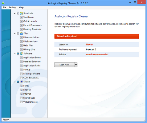 Auslogics Registry Cleaner Pro中文破解版 V9.0