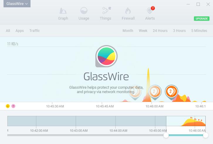 GlassWire中文破解版 V2.1.158