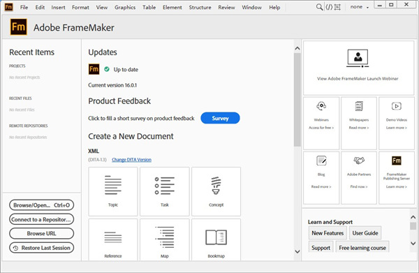 Adobe FrameMaker 2019 中文破解版