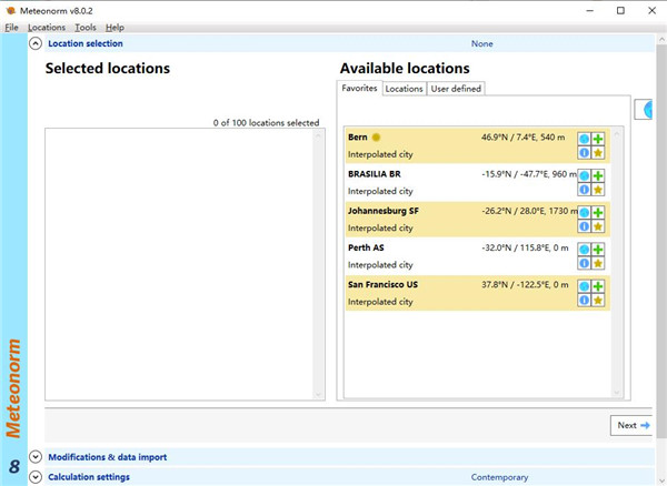 Meteonorm破解版(气象资料数据库软件) V8.0.2