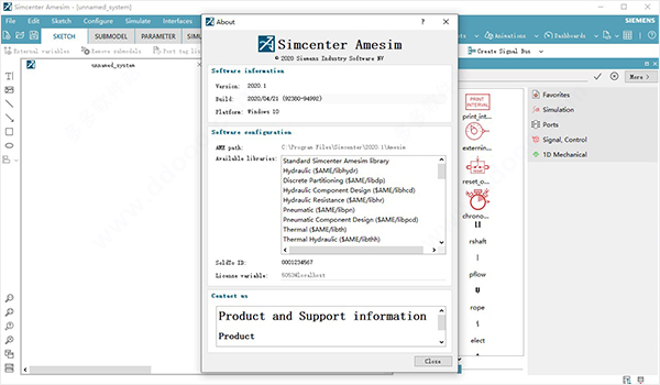 Simcenter Amesim中文破解版 V2020.1