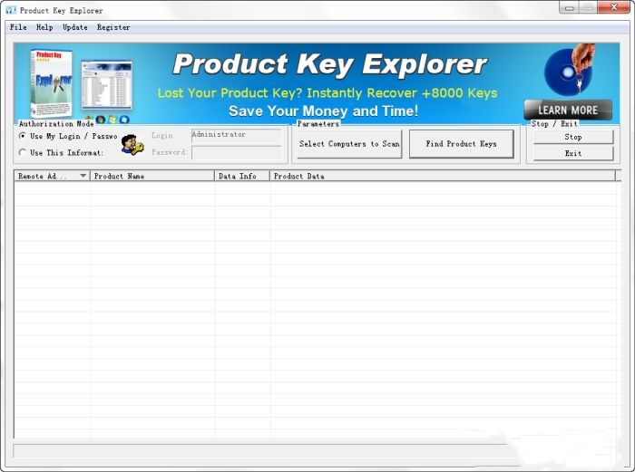 Nsasoft Product Key Explorer激活版(程序密钥的显示工具) V4.3.1