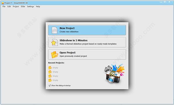 SmartSHOW 3D Deluxe破解版(幻灯片制作工具) v17.0