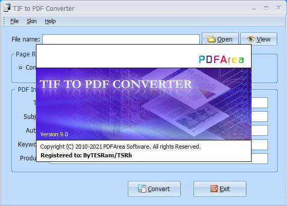 TIF to PDF Converter破解版 v9.0附激活码
