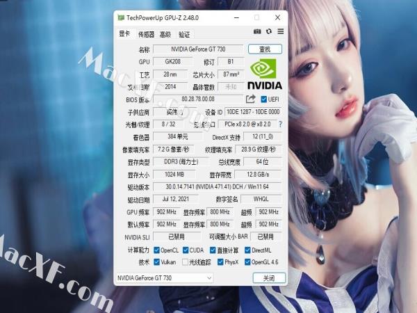 TechPowerUp GPU-Z(显卡检测工具)v2.48 便携版