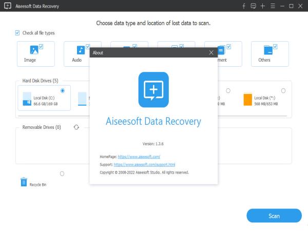 Aiseesoft Data Recovery(数据恢复软件)v 1.3.6 特别版