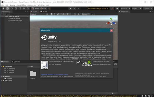 Unity Pro授权破解版 V2022.1