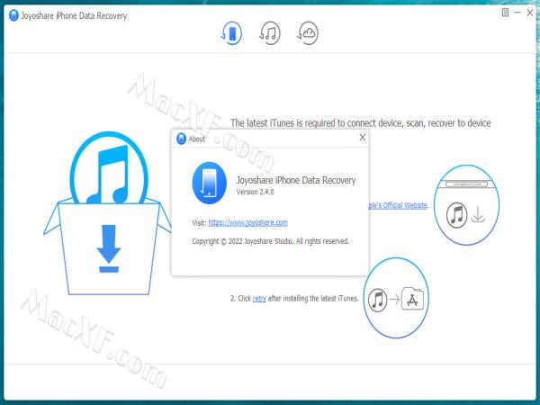 Joyoshare iPhone Data Recovery(IOS数据恢复软件)v2.4 激活破解版