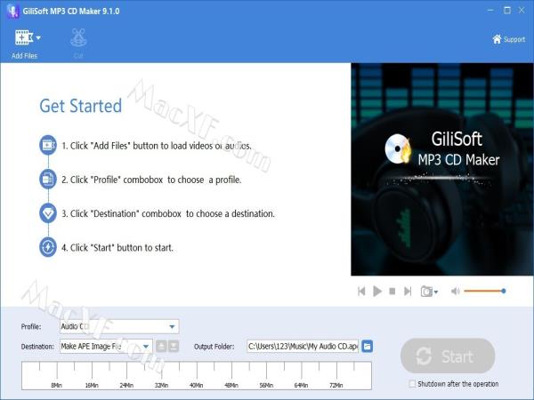 GiliSoft MP3 CD Maker(CD制作软件)v9.1 破解版