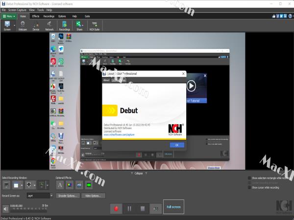 NCH Debut Pro(视频录制软件) v8.40激活版