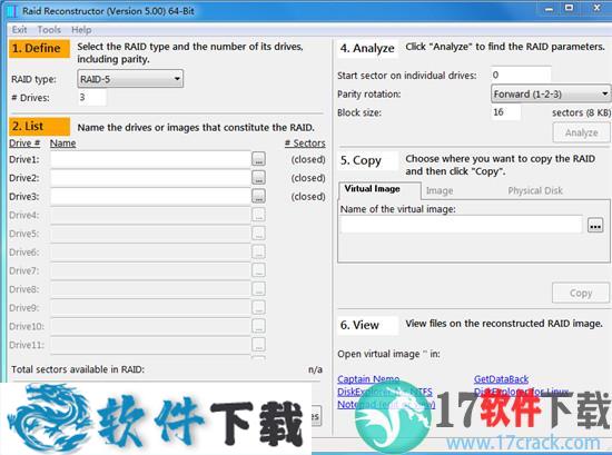 RAID Reconstructor(raid数据恢复工具) v5.00 中文破解版