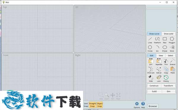 Moi3D(三维建模设计软件) v4破解版