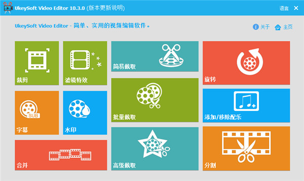 Ukeysoft Video Editor中文破解版 V10.3